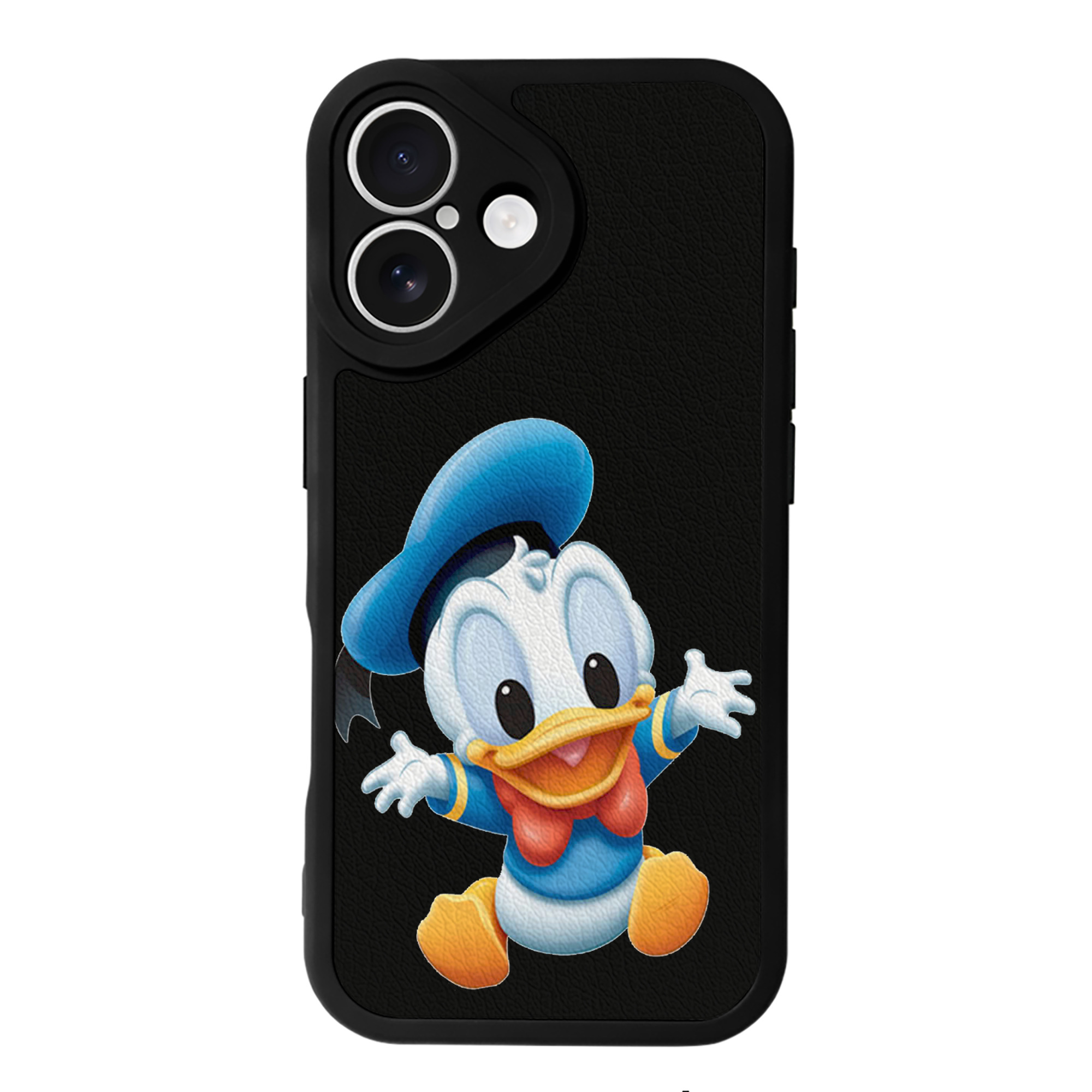 （画像用） ミッキーマウス Mickey Mouse 【iPhone 16シリーズ対応】シリコンスマホケース（レザー調） 材質：シリコン